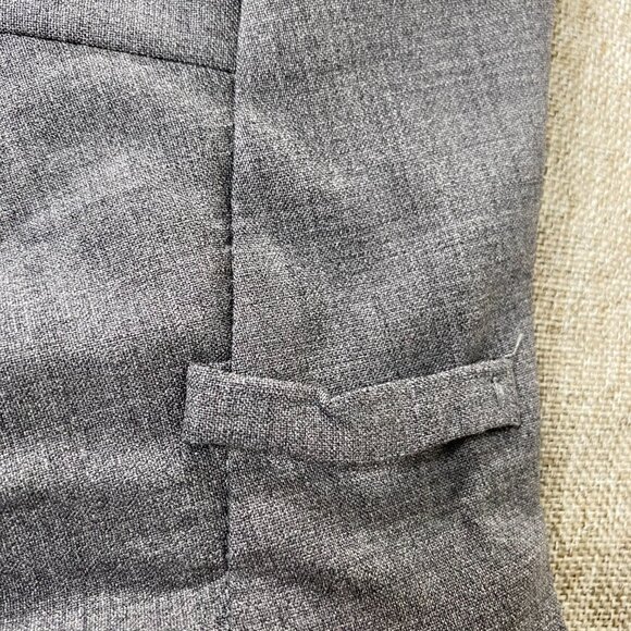 Banana Republic Martin Fit Wool Blend Dress Pants Women 4 Stretch Dark Gray - Picture 10 of 15